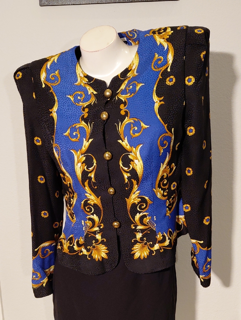 Maggie London Baroque Print Jacket